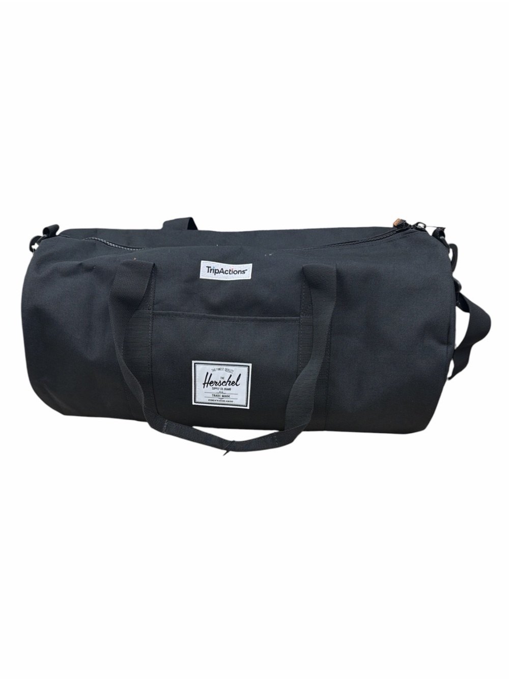 Herschel Supply Company NWT Black Cylindrical Duffel Bag